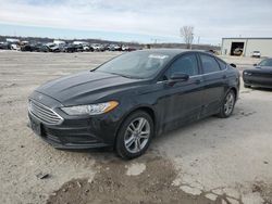 Salvage cars for sale at Kansas City, KS auction: 2018 Ford Fusion SE