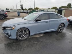 Carros salvage a la venta en subasta: 2021 Honda Accord Sport