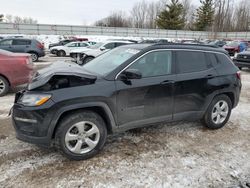 Salvage cars for sale at Davison, MI auction: 2018 Jeep Compass Latitude