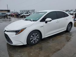 Salvage cars for sale at Grand Prairie, TX auction: 2021 Toyota Corolla LE