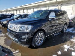 Salvage cars for sale at Louisville, KY auction: 2018 Ford Expedition Platinum