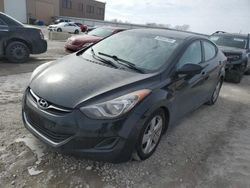 Salvage cars for sale at Kansas City, KS auction: 2011 Hyundai Elantra GLS