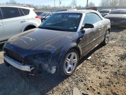 Salvage cars for sale at Hillsborough, NJ auction: 2007 Audi A4 2.0T Cabriolet Quattro