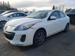 Salvage cars for sale from Copart Bowmanville, ON: 2012 Mazda 3 I