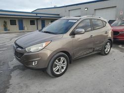 Salvage cars for sale at Fort Pierce, FL auction: 2013 Hyundai Tucson GLS