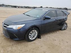 Salvage cars for sale from Copart San Antonio, TX: 2017 Toyota Camry LE