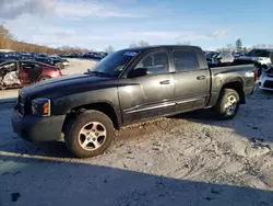 Salvage trucks for sale at West Warren, MA auction: 2006 Dodge Dakota Quad SLT