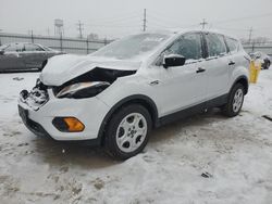 Salvage cars for sale at Chicago Heights, IL auction: 2017 Ford Escape S