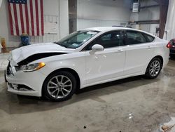 Ford salvage cars for sale: 2017 Ford Fusion SE