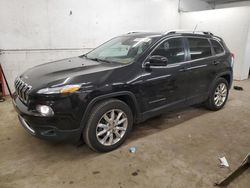 Vehiculos salvage en venta de Copart Ham Lake, MN: 2015 Jeep Cherokee Limited