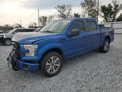 Salvage cars for sale at Riverview, FL auction: 2017 Ford F150 Supercrew