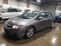 Salvage cars for sale from Copart Elgin, IL: 2009 Honda Civic LX