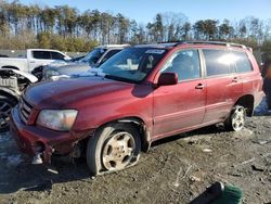 Salvage cars for sale at Waldorf, MD auction: 2006 Toyota Highlander Limited