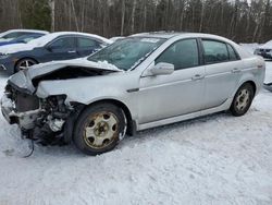 Salvage cars for sale at Cookstown, ON auction: 2007 Acura TL