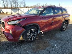 Salvage cars for sale at Spartanburg, SC auction: 2020 Toyota Highlander Hybrid XLE