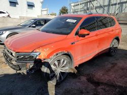 Volkswagen salvage cars for sale: 2019 Volkswagen Tiguan SEL Premium