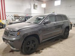 Salvage cars for sale at Des Moines, IA auction: 2015 Jeep Grand Cherokee Overland