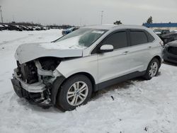 Salvage cars for sale at Woodhaven, MI auction: 2019 Ford Edge SEL