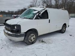 Salvage trucks for sale at Ellwood City, PA auction: 2015 Chevrolet Express G2500