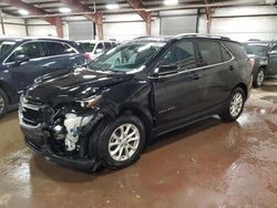 Salvage cars for sale at Lansing, MI auction: 2018 Chevrolet Equinox LT