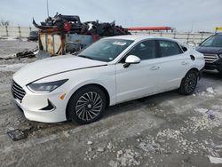 Carros salvage a la venta en subasta: 2021 Hyundai Sonata Hybrid