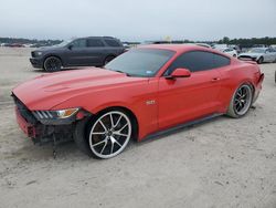 Salvage cars for sale at Houston, TX auction: 2017 Ford Mustang GT