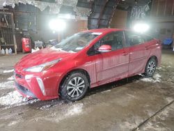 Salvage cars for sale at Albany, NY auction: 2019 Toyota Prius