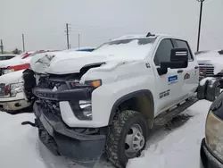 Salvage trucks for sale at Indianapolis, IN auction: 2022 Chevrolet Silverado K3500