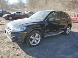 Salvage cars for sale at Marlboro, NY auction: 2018 Audi Q5 Premium Plus