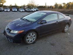 Honda Civic lx salvage cars for sale: 2008 Honda Civic LX