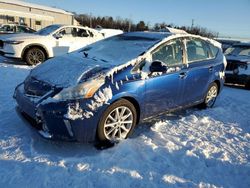 Salvage cars for sale from Copart Pennsburg, PA: 2013 Toyota Prius V