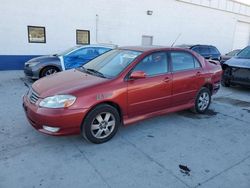 Salvage cars for sale at Farr West, UT auction: 2003 Toyota Corolla CE