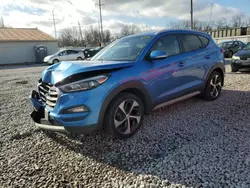 Salvage cars for sale at Columbus, OH auction: 2017 Hyundai Tucson Limited