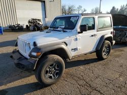 Salvage cars for sale from Copart Woodburn, OR: 2021 Jeep Wrangler Sport