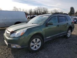 Salvage cars for sale at Portland, OR auction: 2011 Subaru Outback 2.5I Premium