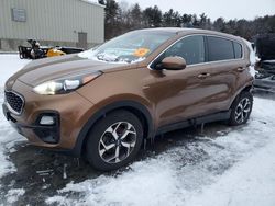 Salvage cars for sale at Exeter, RI auction: 2020 KIA Sportage LX