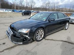 Salvage cars for sale at Marlboro, NY auction: 2011 Audi A8 L Quattro