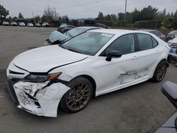 Salvage cars for sale at San Martin, CA auction: 2024 Toyota Camry SE Night Shade