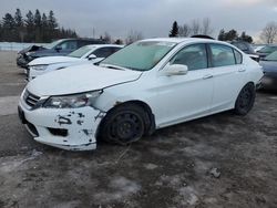 Salvage cars for sale from Copart Bowmanville, ON: 2015 Honda Accord Touring