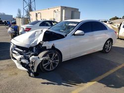 Salvage cars for sale at Hayward, CA auction: 2015 Mercedes-Benz C 300 4matic