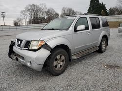 Salvage cars for sale at Gastonia, NC auction: 2005 Nissan Pathfinder LE