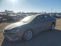 Salvage cars for sale from Copart Des Moines, IA: 2015 Chrysler 200 Limited