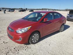 Salvage cars for sale at New Braunfels, TX auction: 2016 Hyundai Accent SE