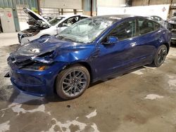 Salvage cars for sale at Eldridge, IA auction: 2024 Tesla Model 3