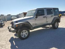 Jeep salvage cars for sale: 2015 Jeep Wrangler Unlimited Sport