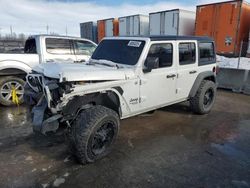 Jeep Wrangler Unlimited Sport salvage cars for sale: 2018 Jeep Wrangler Unlimited Sport