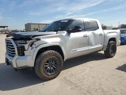 Toyota salvage cars for sale: 2023 Toyota Tundra Crewmax Capstone