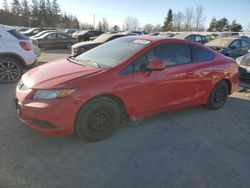 Salvage cars for sale at Bowmanville, ON auction: 2012 Honda Civic LX