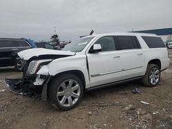 Vehiculos salvage en venta de Copart Woodhaven, MI: 2016 Cadillac Escalade ESV Premium