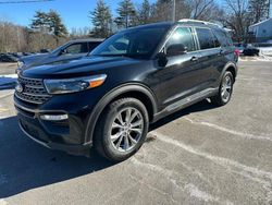 Salvage cars for sale at North Billerica, MA auction: 2021 Ford Explorer Limited